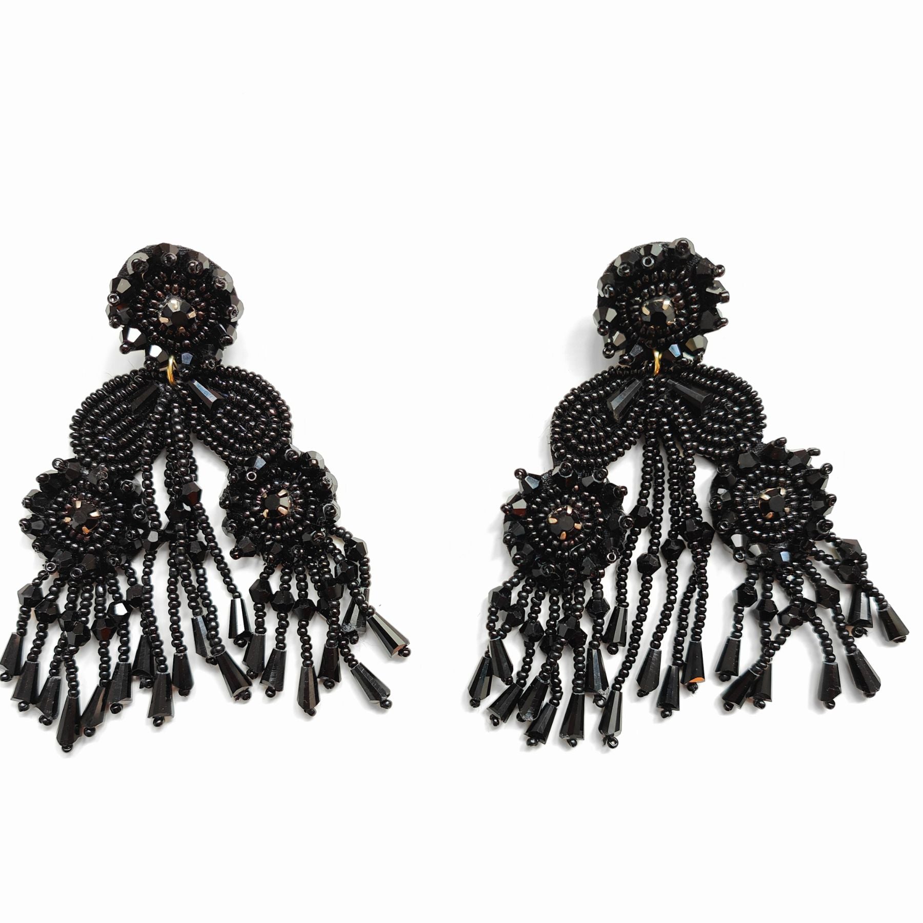 FRIDA BLACK EARRINGS