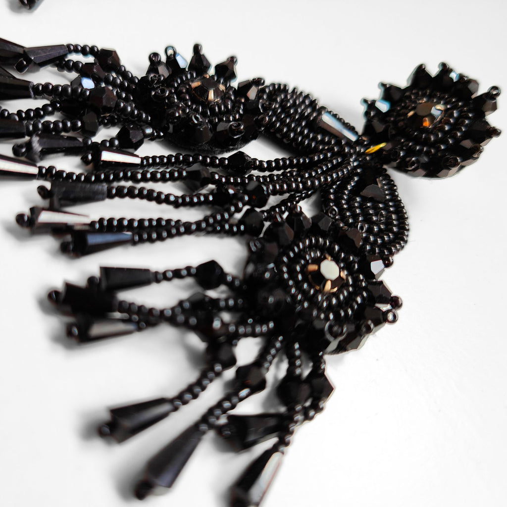 FRIDA BLACK EARRINGS