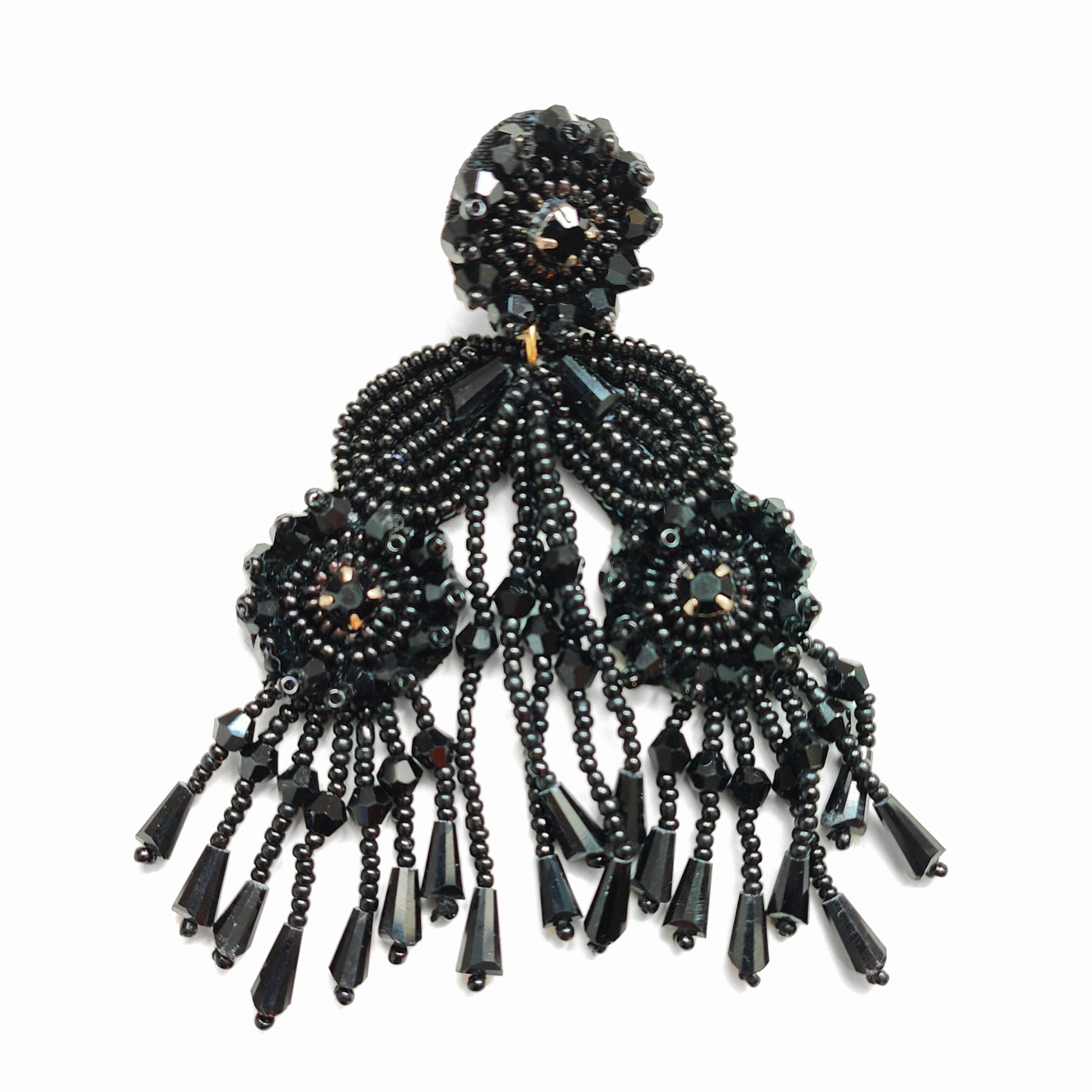 FRIDA BLACK EARRINGS