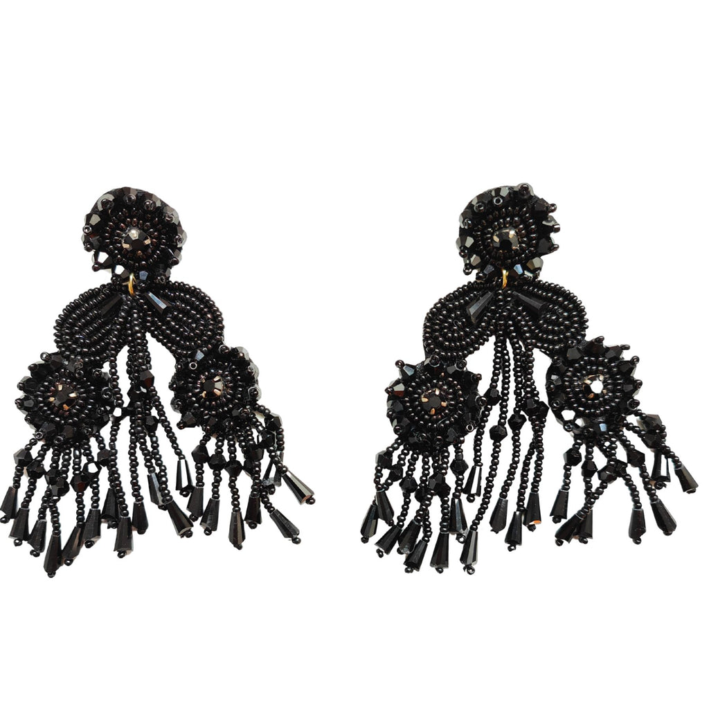 FRIDA BLACK EARRINGS