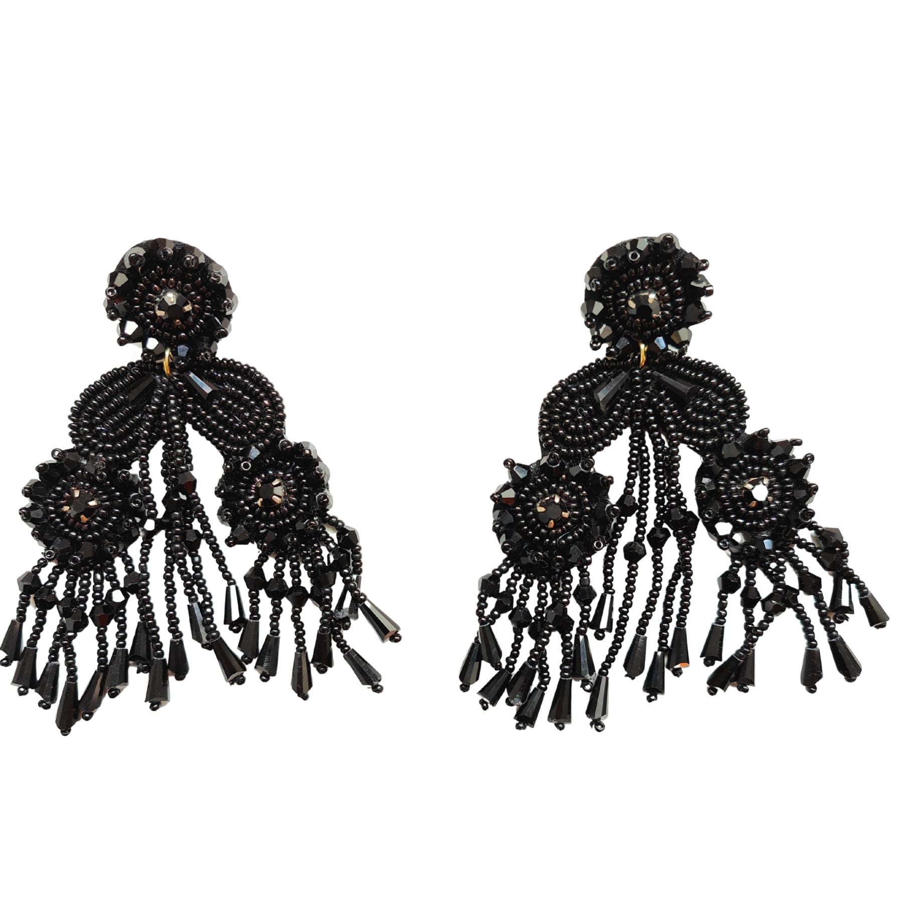 FRIDA BLACK EARRINGS