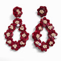 GOYA BORDEAUX EARRINGS