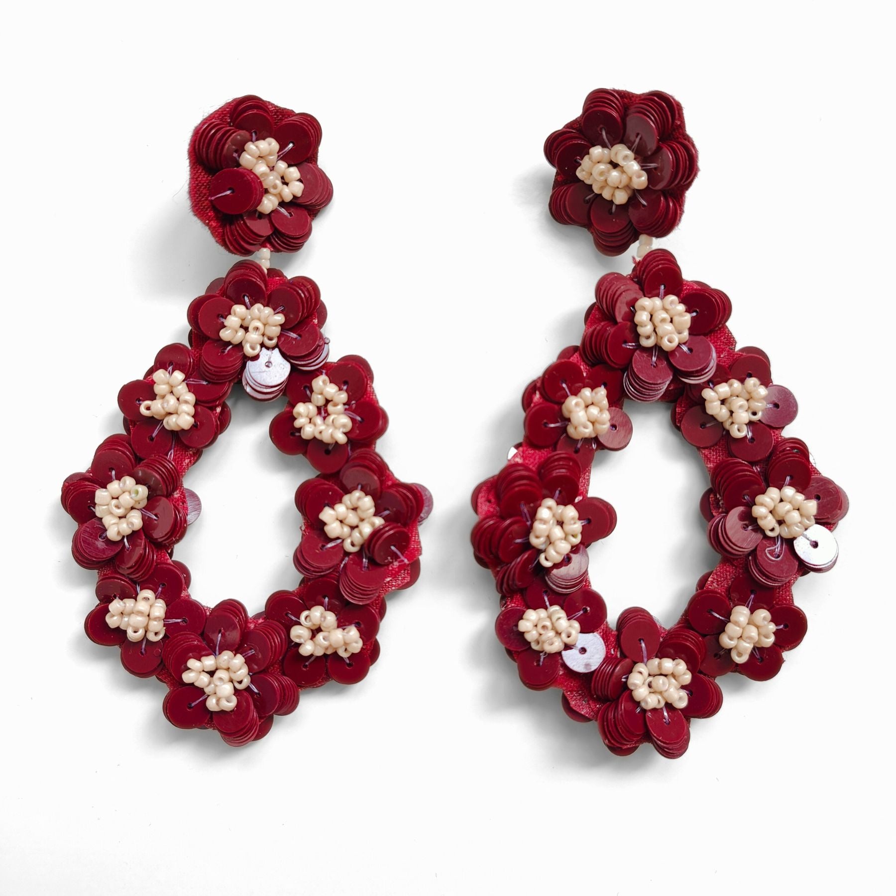 GOYA BORDEAUX EARRINGS