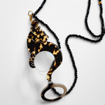 PENDANT-GLASSES LEOPARD