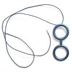 COLGANTE GAFAS LE CORBUSIER AZUL