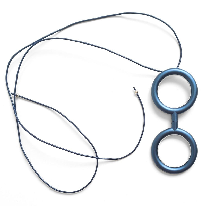 COLGANTE GAFAS LE CORBUSIER AZUL