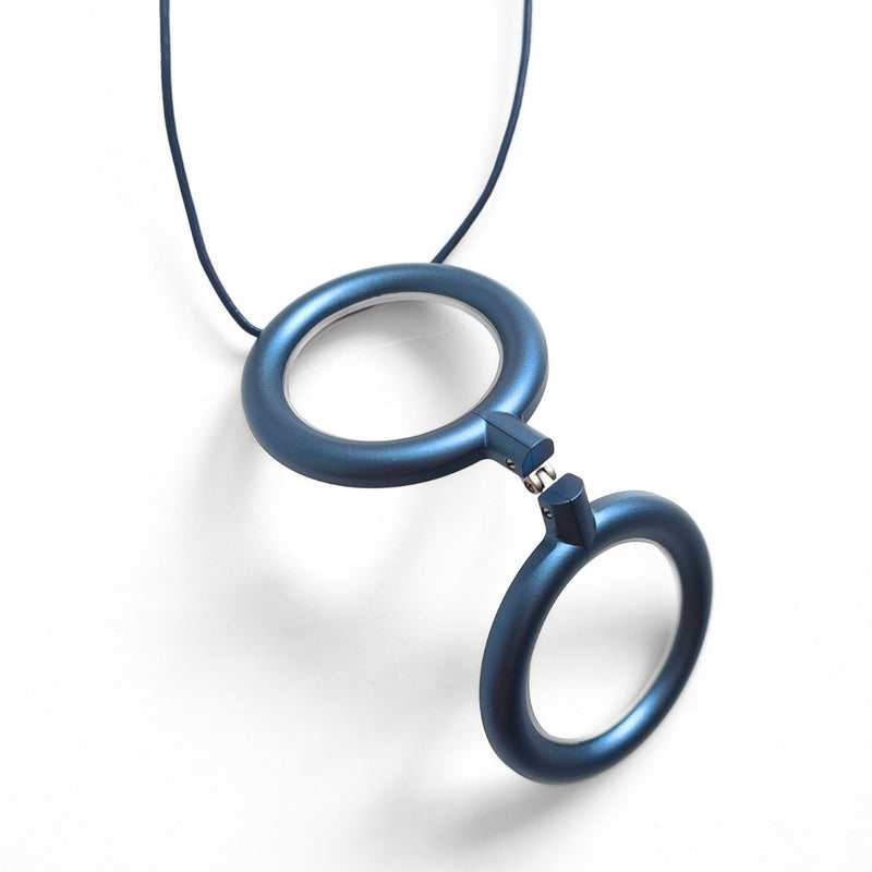 COLGANTE GAFAS LE CORBUSIER AZUL