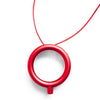 COLGANTE GAFAS LE CORBUSIER ROJO