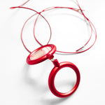 COLGANTE GAFAS LE CORBUSIER ROJO