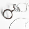 COLGANTE GAFAS LE CORBUSIER PLATA