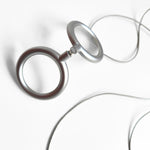COLGANTE GAFAS LE CORBUSIER PLATA