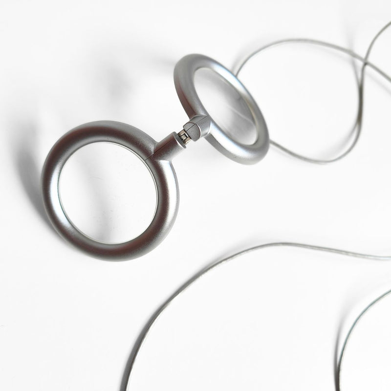 COLGANTE GAFAS LE CORBUSIER PLATA