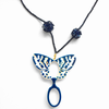 COLGANTE-GAFAS MARIPOSA VAN DER AST AZUL-NEGRO