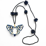 COLGANTE-GAFAS MARIPOSA VAN DER AST AZUL-NEGRO