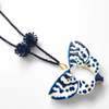 COLGANTE-GAFAS MARIPOSA VAN DER AST AZUL-NEGRO