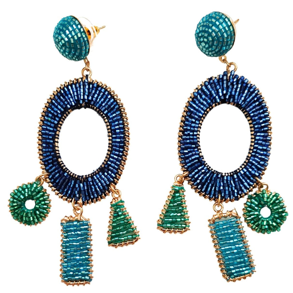 EARRINGS OH! BLUE