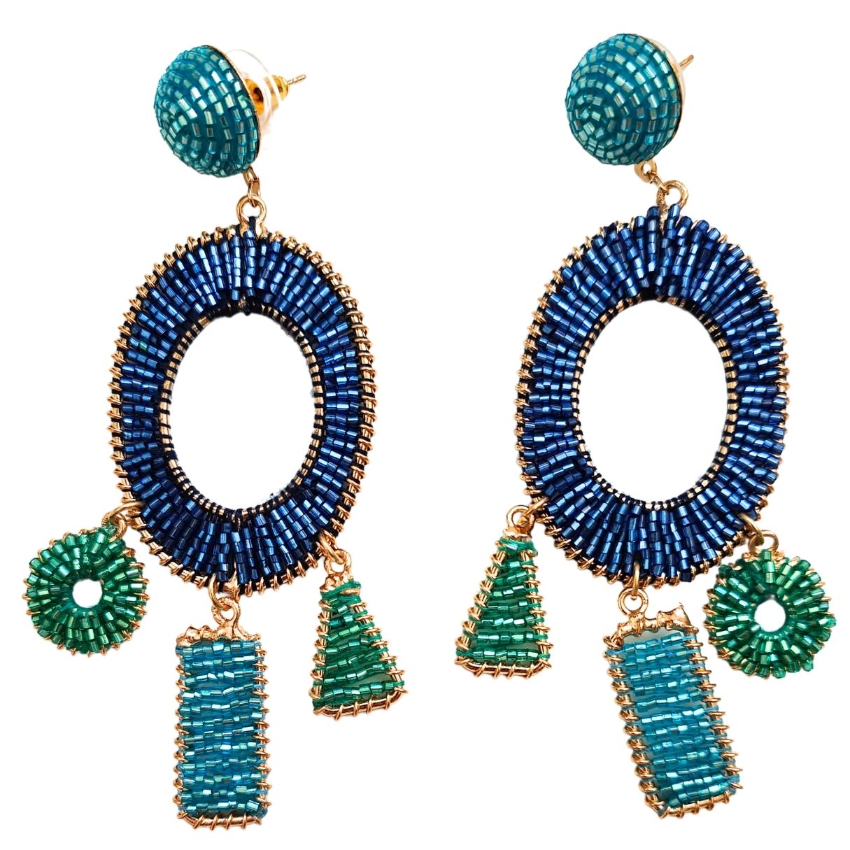 EARRINGS OH! BLUE