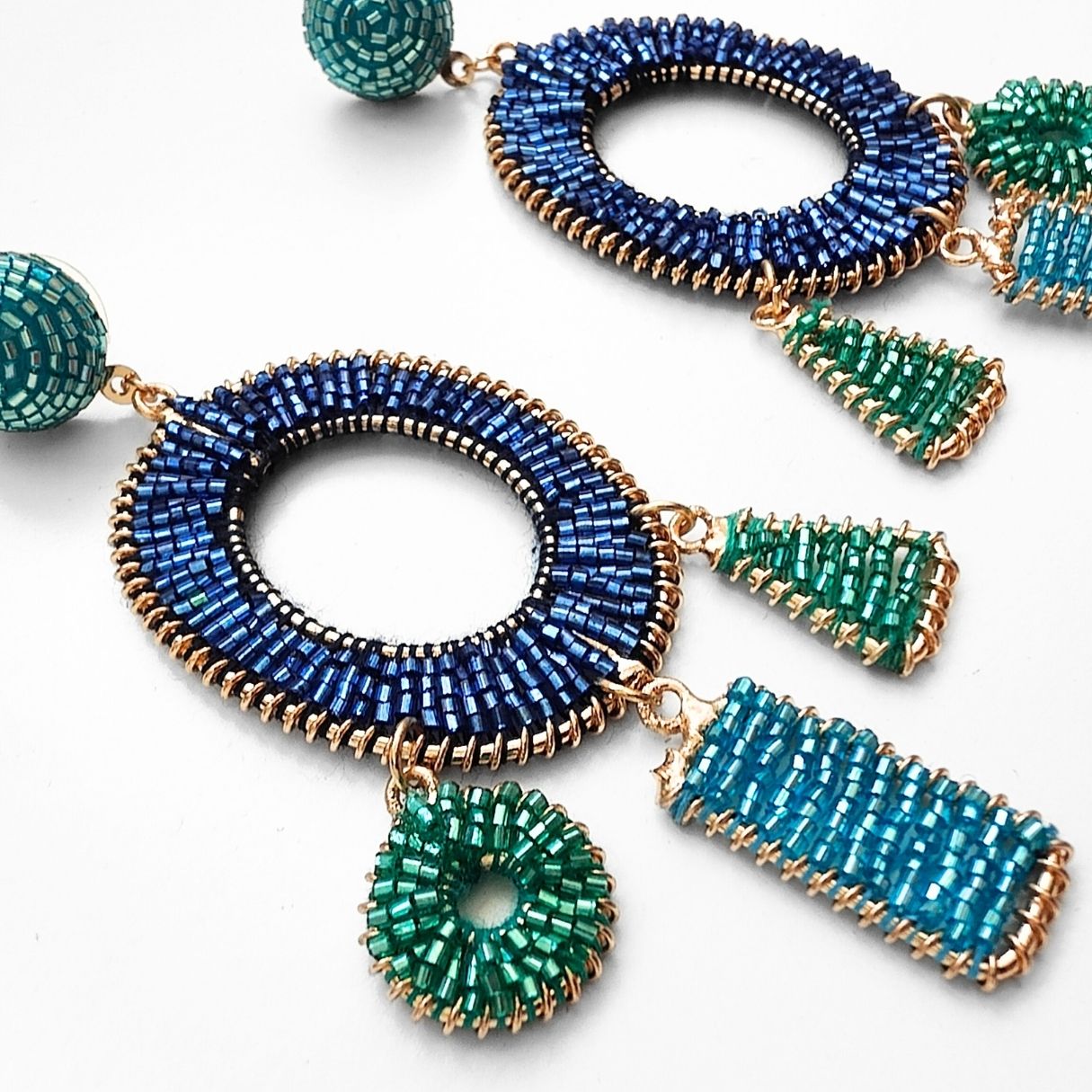 EARRINGS OH! BLUE