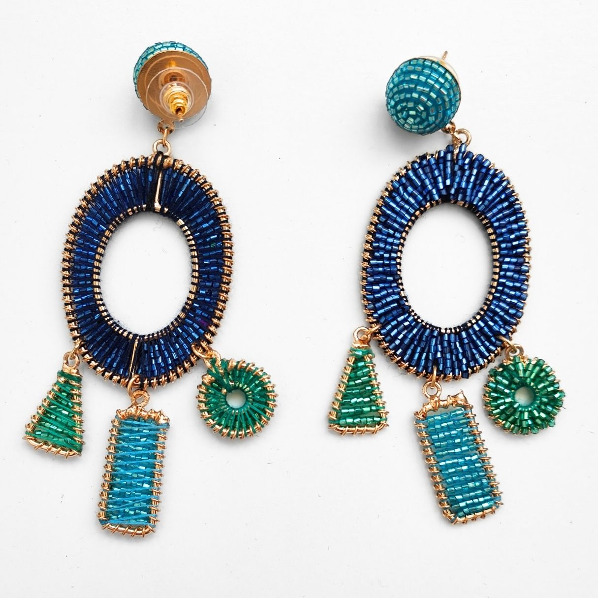EARRINGS OH! BLUE