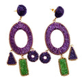 EARRINGS OH! PURPLE