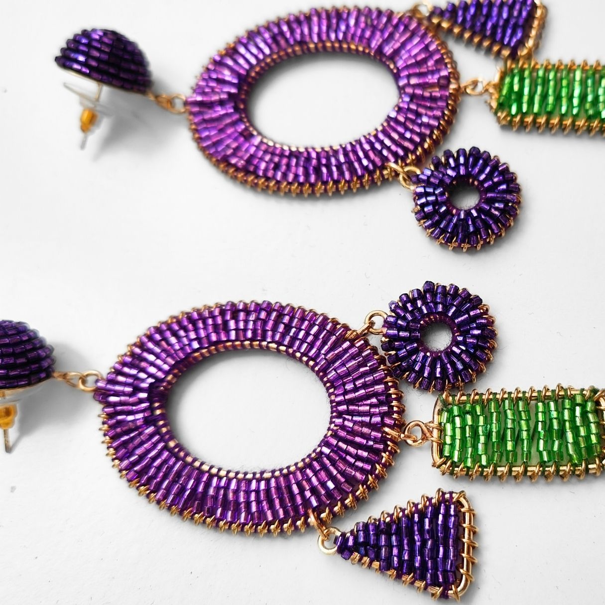 EARRINGS OH! PURPLE