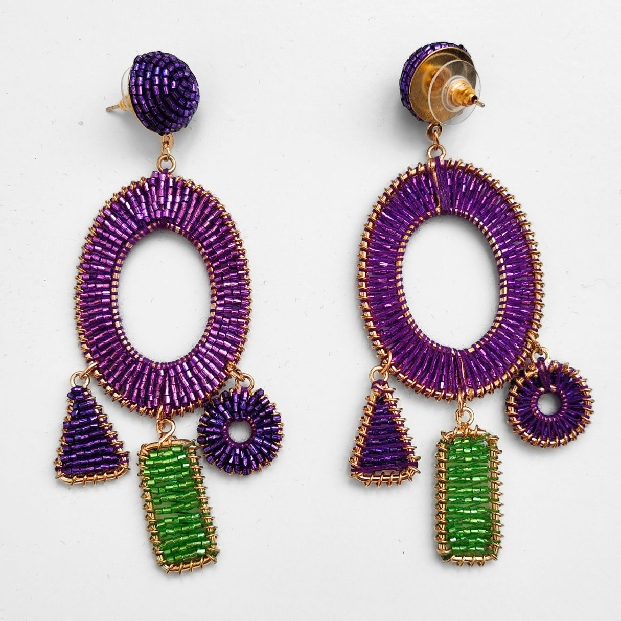 EARRINGS OH! PURPLE