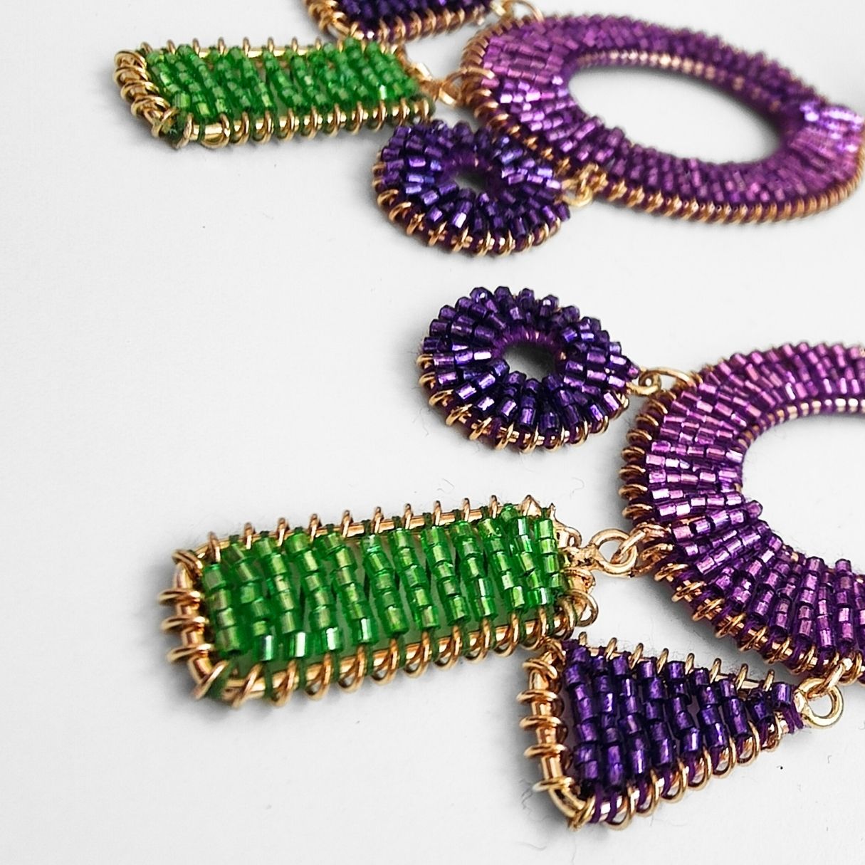 EARRINGS OH! PURPLE