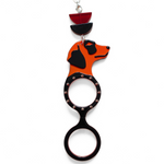COLGANTE-GAFAS PERRO PUNK NARANJA - EDICIÓN 15 AÑOS