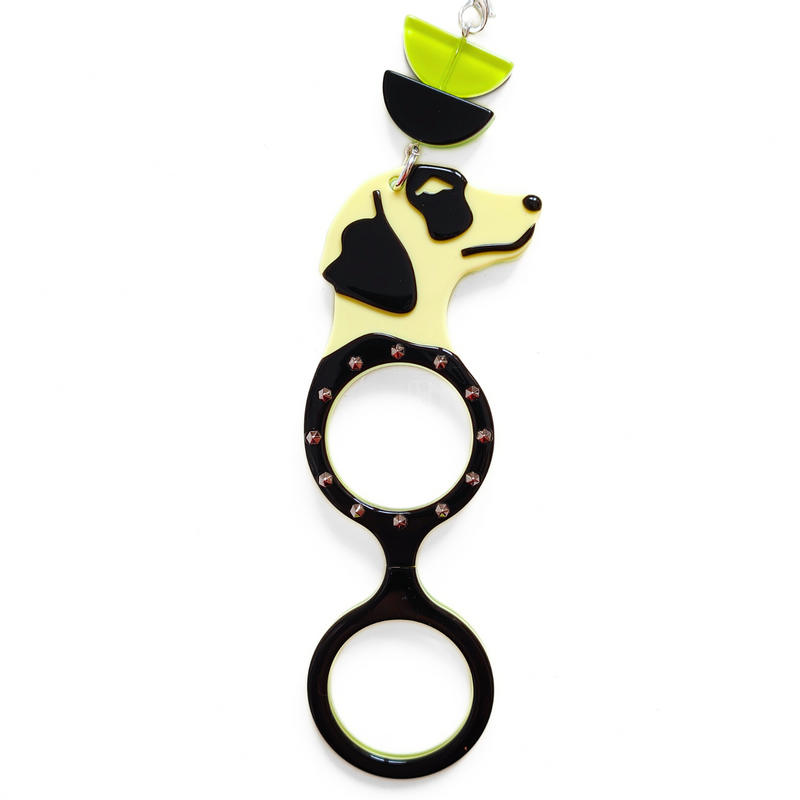 COLGANTE-GAFAS PERRO PUNK VERDE - EDICIÓN 15 AÑOS