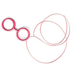 COLGANTE GAFAS CARLO SCARPA ROJO