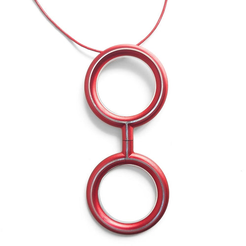 COLGANTE GAFAS CARLO SCARPA ROJO