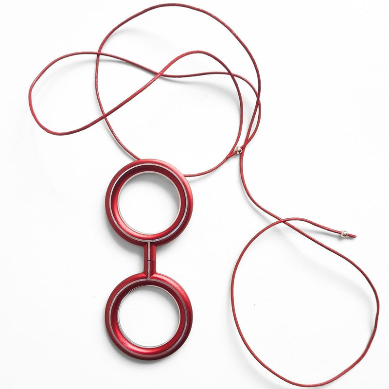 COLGANTE GAFAS CARLO SCARPA ROJO