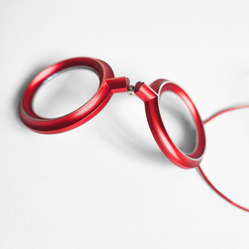 COLGANTE GAFAS CARLO SCARPA ROJO