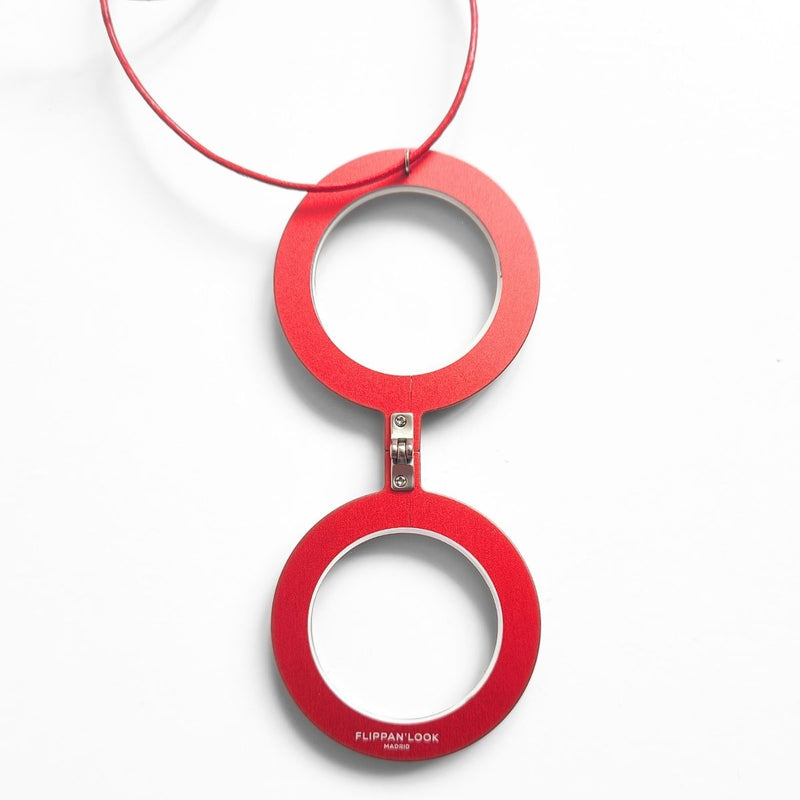 COLGANTE GAFAS CARLO SCARPA ROJO