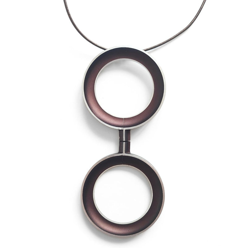 COLGANTE GAFAS TADAO ANDO MARRON