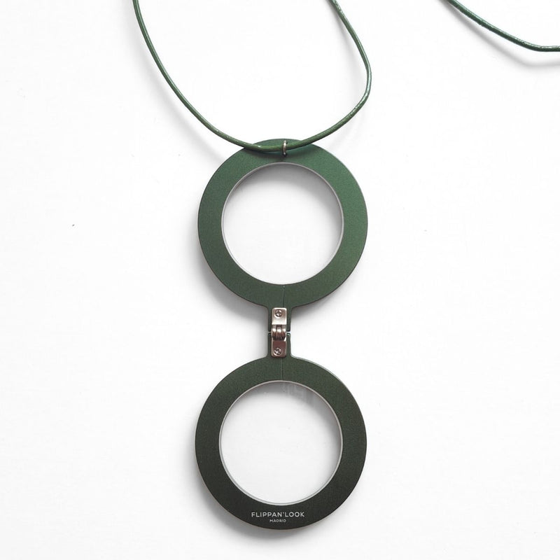 COLGANTE GAFAS TADAO ANDO VERDE