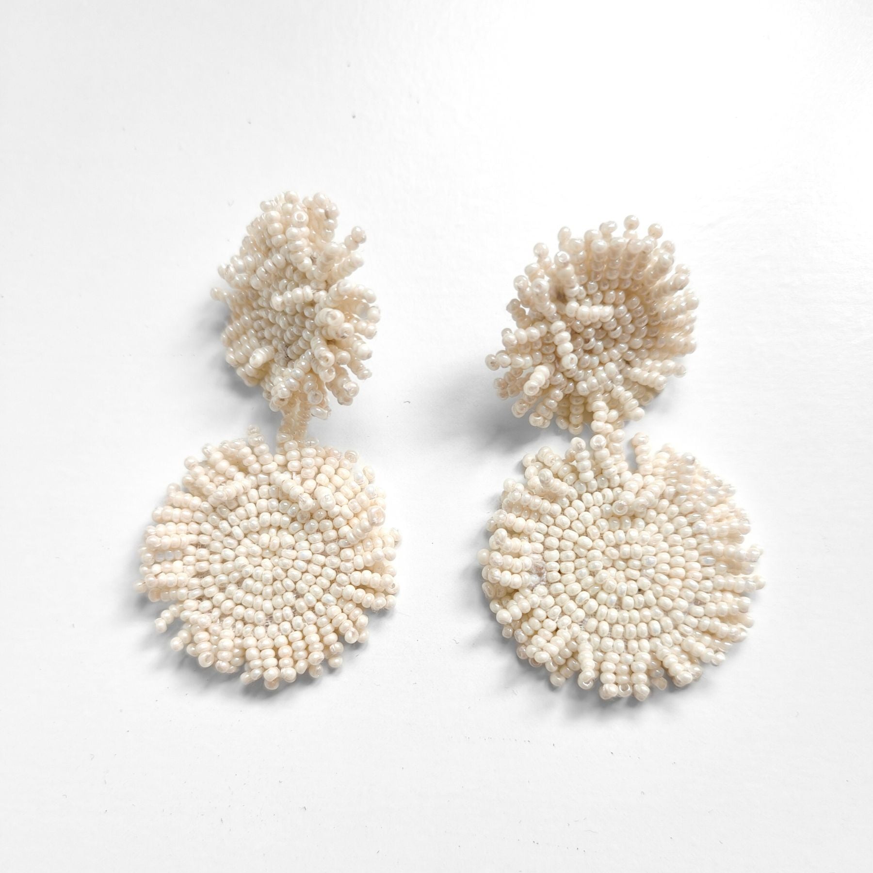 VAN GOGH WHITE EARRINGS