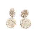 VAN GOGH WHITE EARRINGS