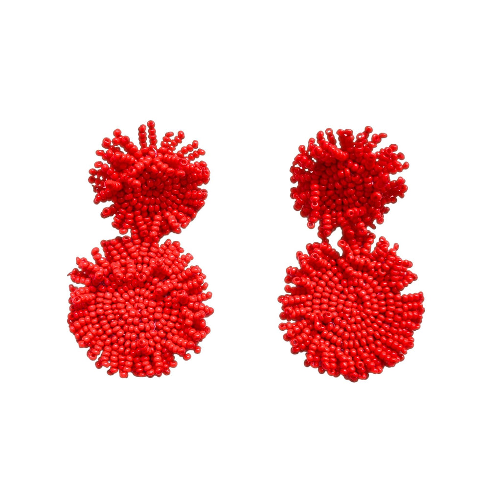 RED VAN GOGH EARRINGS