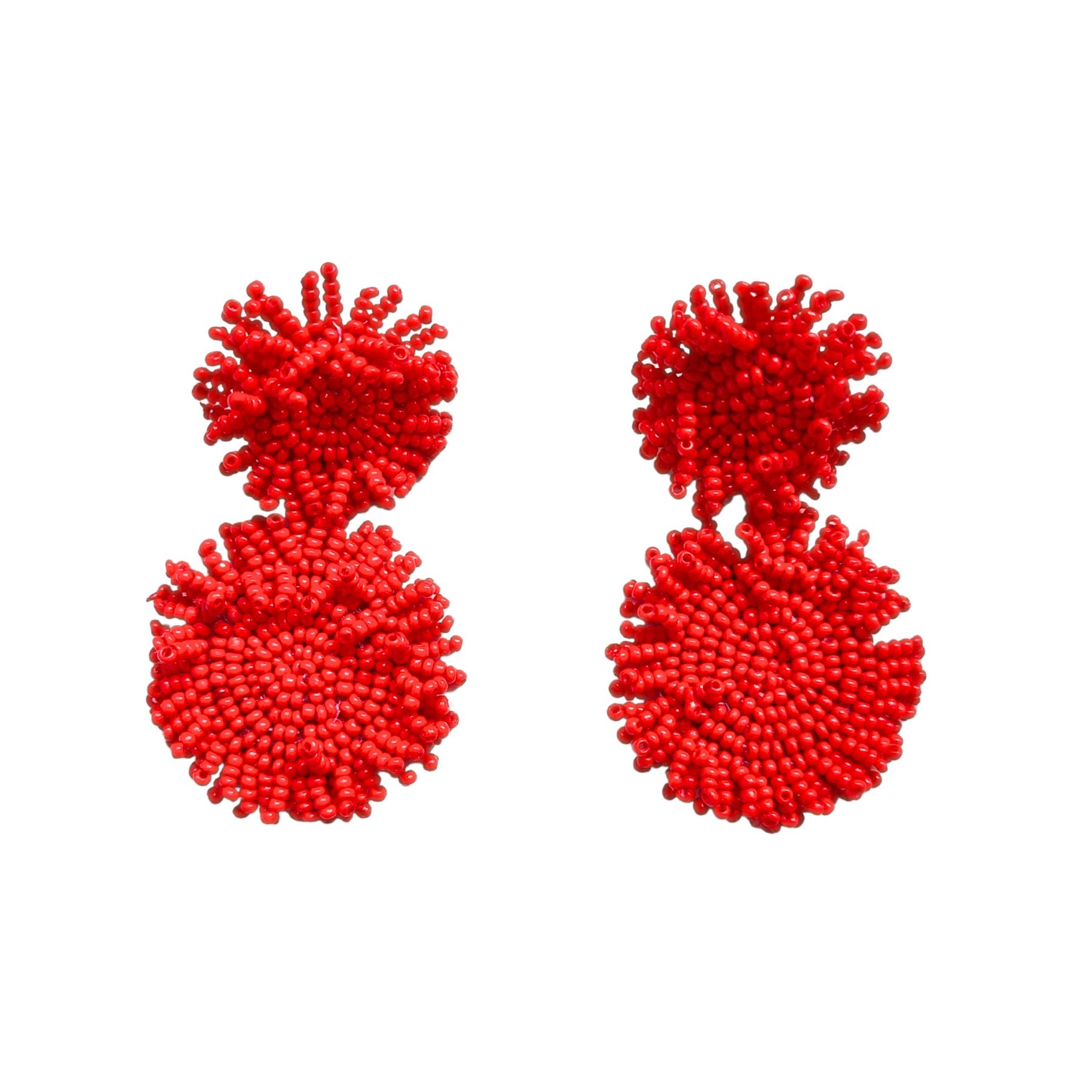 RED VAN GOGH EARRINGS