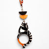 COLGANTE-GAFAS GATO WARHOL NARANJA - EDICIÓN 15 AÑOS