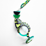 COLGANTE-GAFAS GATO WARHOL VERDE - EDICIÓN 15 AÑOS