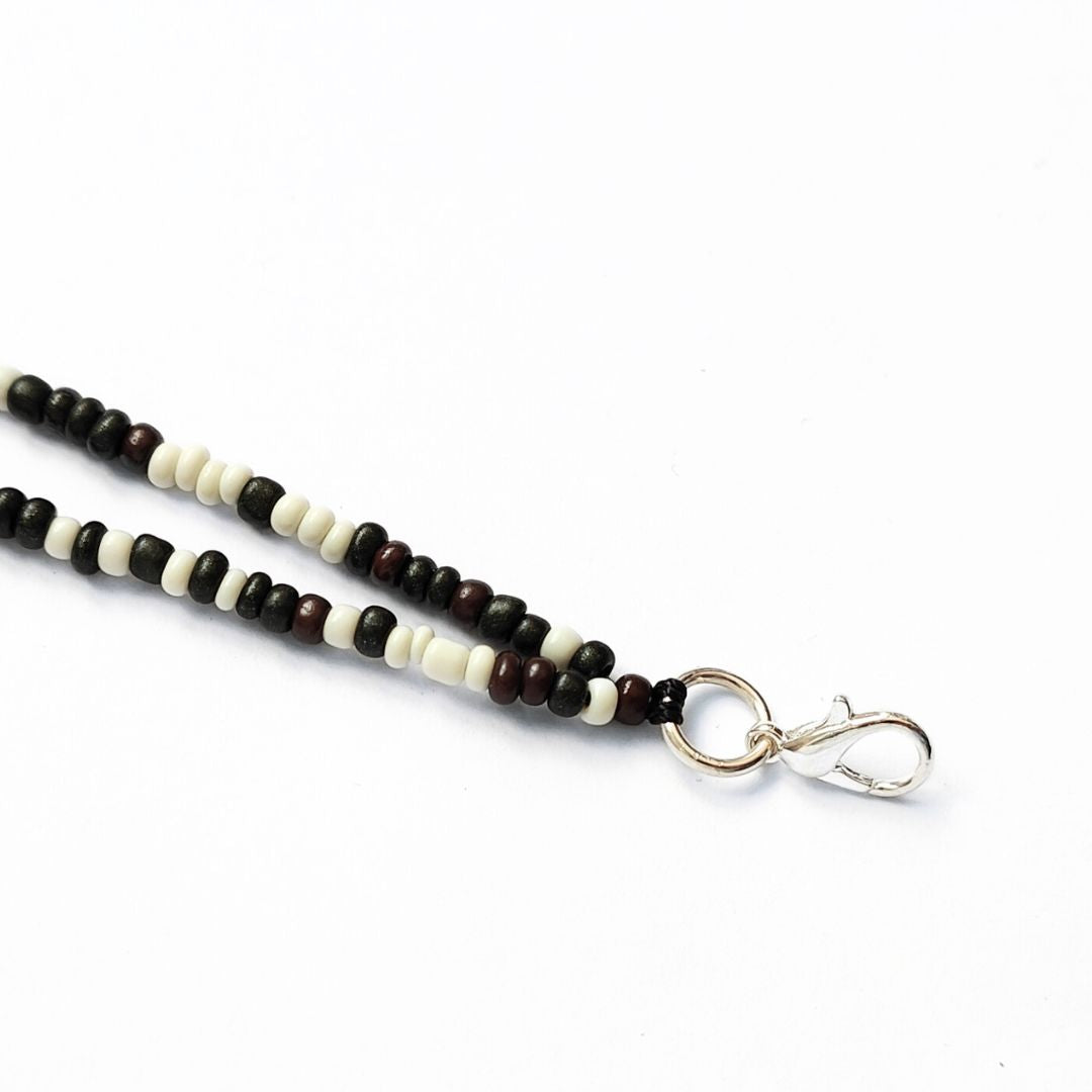 COLLAR INTERCAMBIABLE BEIGE-NEGRO