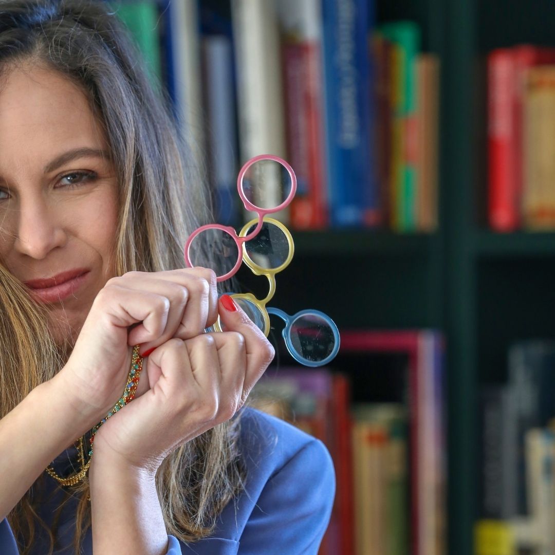 BLUE LORGNETTE